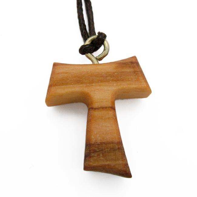 CROCE TAU LEGNO OLIVO T18