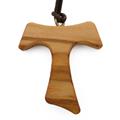 CROCE TAU LEGNO OLIVO GRANDE T4