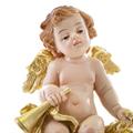 COPPIA ANGELI IN RESINA 34012 CM.17,5