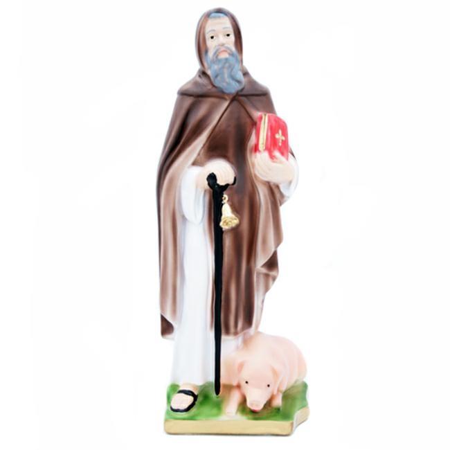 STATUA GESSO S.ANTONIO ABATE CM.30