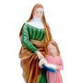 STATUA GESSO S.ANNA C/M.BAMBINA CM.30
