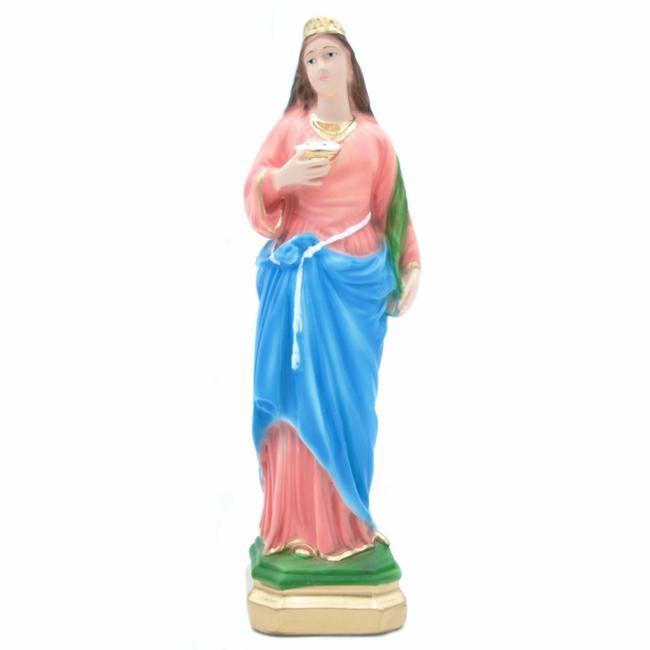 STATUA GESSO S.LUCIA CM.30