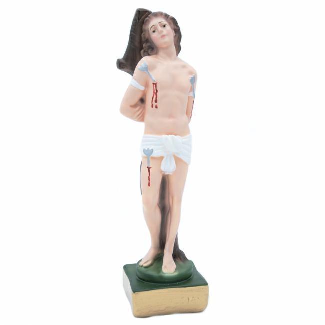 STATUA GESSO S.SEBASTIANO CM.30