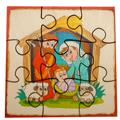 PUZZLE NATALE IN LEGNO CON NOVENA