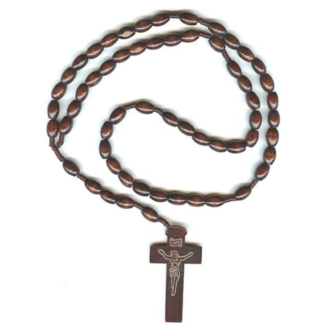ROSARIO FRANCESCANO OVALE 5829 SCURO