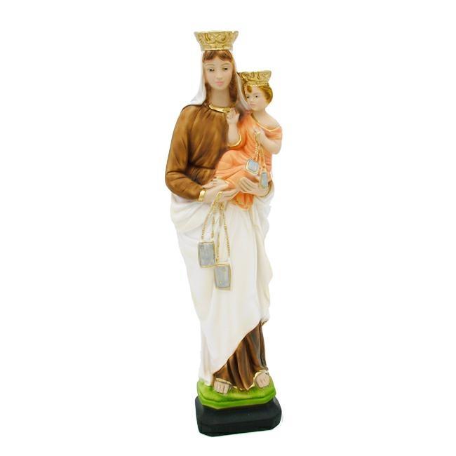 STATUA RESINA MADONNA DEL CARMELO CM.40