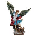 STATUA RESINA S.MICHELE ALI APERTE CM.30