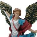 STATUA RESINA S.MICHELE ALI APERTE CM.30
