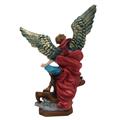 STATUA RESINA S.MICHELE ALI APERTE CM.30