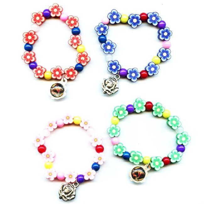 BRACCIALE FIORE C/ELASTICO 3339 A ASS.
