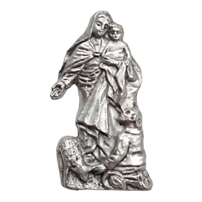 PLACCA MADONNA DELLA GUARDIA CM. 3 OX