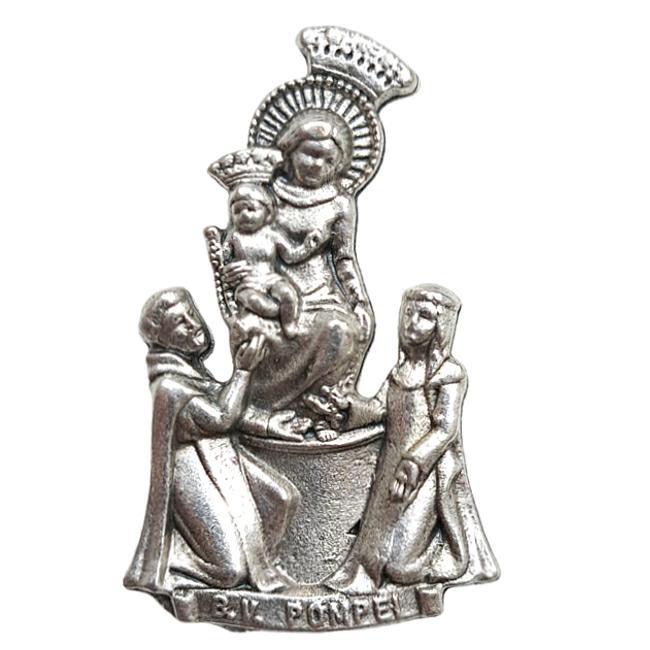 PLACCA MADONNA DI POMPEI PR17 OX