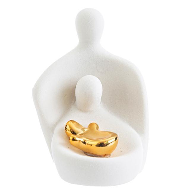 SACRA FAMIGLIA PORCELLANA 6,5X7X9