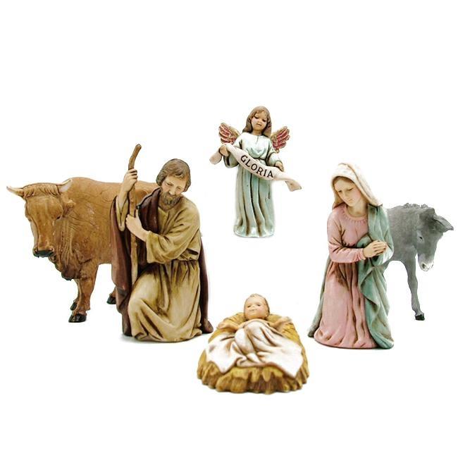 SET NATIVITA' LANDI 15 PZ. CM.11 STILE NAPOLETANO