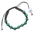 BRACCIALE MALACHITE 8 SU CORDA A4