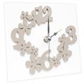 OROLOGIO NUMERI TORTORA 15X15 C/SC