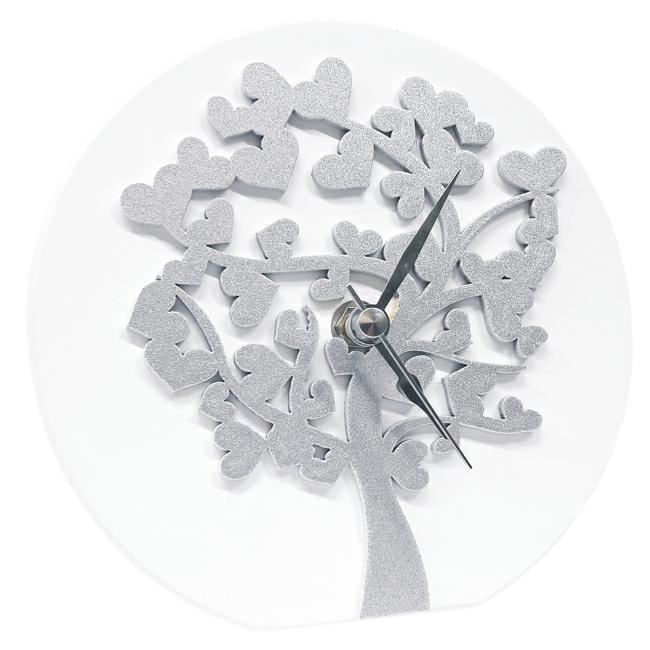 OROLOGIO TONDO ALBERO ARG. 16X16 C/SC