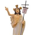 STATUA PB 17785 GESU' RISORTO CM.31