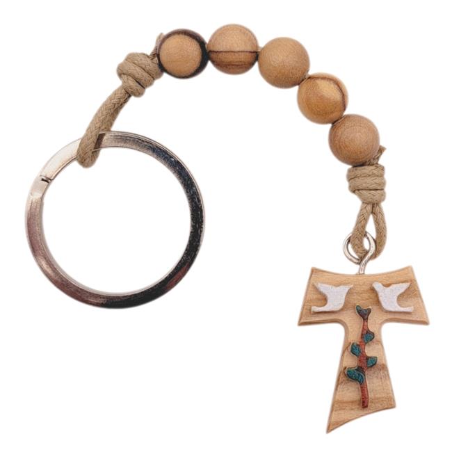 PORTACHIAVE TAU 67 OLIVO C/COLOMBE E RAMETTO