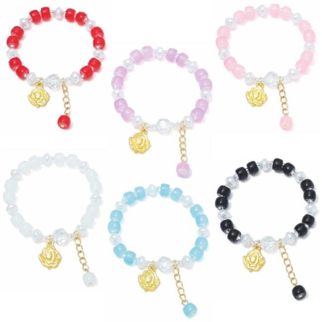 BRACCIALE VETRO DORATO B208 ASS.