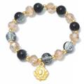 BRACCIALE CRISTALLO DORATO B250 ASS.