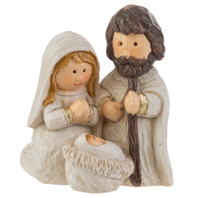 CALAMITA SACRA FAMIGLIA RESINA 6,5X6 CM.