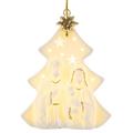 APPENDINO SACRA FAMIGLIA PORCELLANA LED 9,5X5X10 CM.