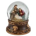 AMPOLLA SACRA FAMIGLIA RESINA 7,5X6,5X9 CM.