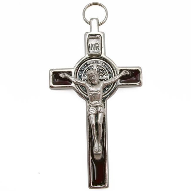 CROCE SAN BENEDETTO NIK. SMALTO 5010A CM.7