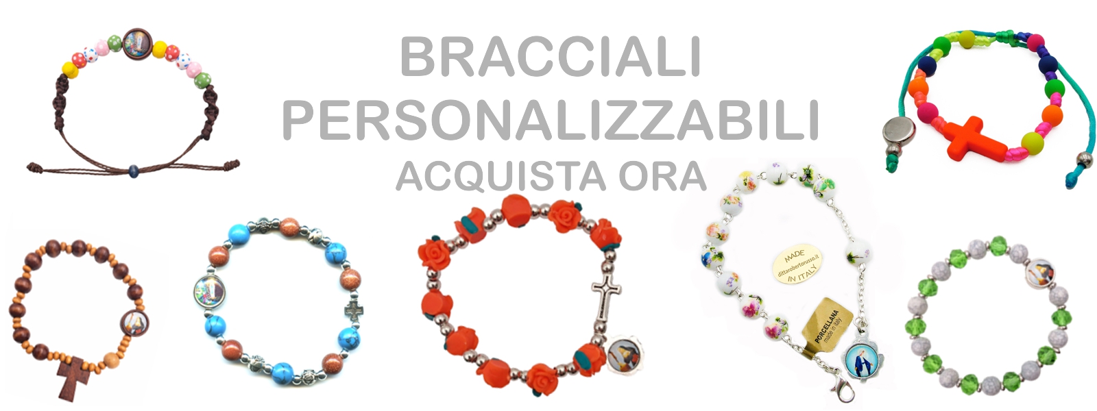 BRACCIALI PERSONALIZZABILI